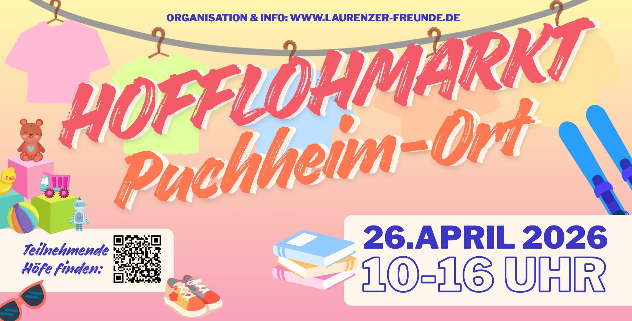 Flyer Hofflohmarkt Puchheim-Ort